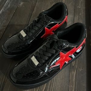 Bape Bapesta Low Black size 9